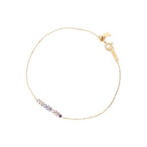サマンサティアラ Samantha Tiara フラワーモチーフバンド ブレスレット (SILVER YGメッキ)