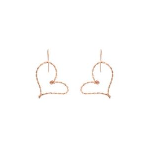 サマンサティアラ Samantha Tiara K14GF ツイストハートピアス (K14GF×メッキ)