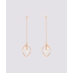 サマンサティアラ Samantha Tiara パール リーフピアス (K10 PG)
