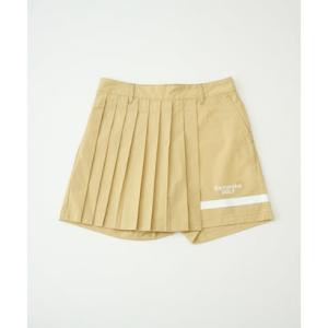サマンサタバサアンダー25 ナンバー7 Samantha Thavasa UNDER25&NO.7 ラインプリーツショートパンツ (イエロー)