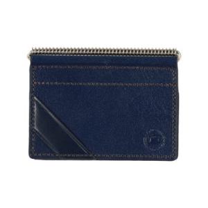 サニータンナリー Sunny Tannery イタリー YANKEE ベリー革 変形名刺入れ （ネイビー）