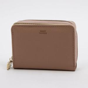サニータンナリー Sunny Tannery 本革  折財布 二つ折り 財布 上品 くすみカラー ユニセックス （ピンク）