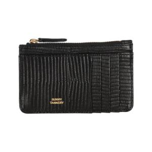 サニータンナリー Sunny Tannery【本革】ST EMMA（エマ） リザードエンボス フラグメントケース （ブラック）
