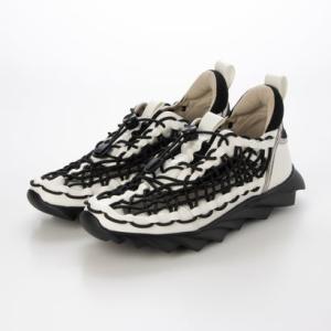 センソユニコ Sensounico Mic Accessories 編み込みスニーカー （黒系マルチ）