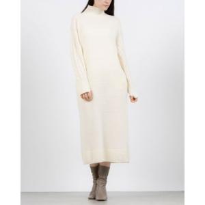 センソユニコ Sensounico LrdR ニットワンピース （ホワイト）