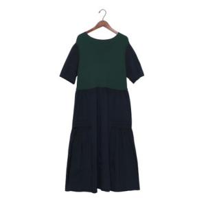 センソユニコ Sensounico Dw2R ニットドッキングワンピース （カーキ）