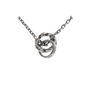 サマンサティアラ Samantha Tiara ペアネックレスメンズ (SILVER blackメッキ)