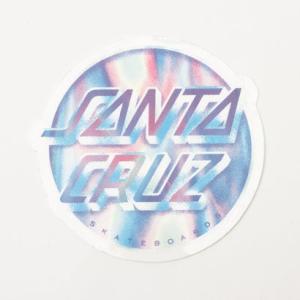 サンタクルーズ SANTA CRUZ IRIDESCENT クリア マイラー ステッカー 3IN×3IN （マルチ）