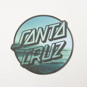 サンタクルーズ SANTA CRUZ ホームブレーク クリア VINYL DECAL 6IN×6IN （ブルー）