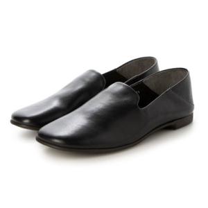 サヤ SAYA フラットスリップオンシューズ （ブラック）