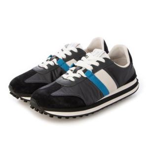 サルバトーレフェラガモ Salvatore Ferragamo ラインスニーカー （Bk Anthra Wht）