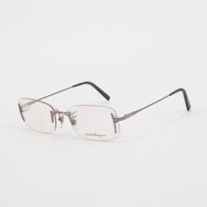 サルバトーレフェラガモ Salvatore Ferragamo メガネ 眼鏡 アイウェア レディース メンズ （パープル）