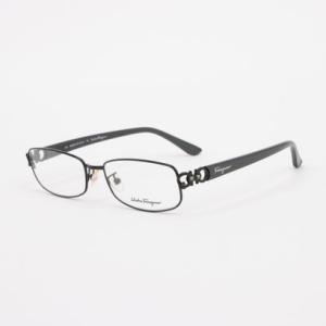 サルバトーレフェラガモ Salvatore Ferragamo メガネ 眼鏡 アイウェア レディース メンズ （ブラック）