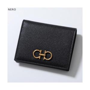 FERRAGAMO Ferragamo THE GANCINI 二つ折り財布 D780