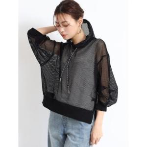 スコットクラブ SCOTCLUB メッシュフーディープルオーバー （ブラック）