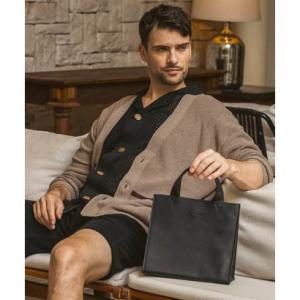 ウノ ピゥ ウノ ウグァーレ トレ リラックス 1PIU1UGUALE3 RELAX シンセティックサフィアーノ ミニトートバッグ （black）