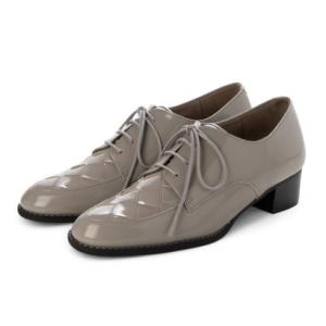 シューギャラリーオオタ SHOE GALLERY OTA メッシュローファーパンプス （GY）