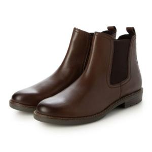 シュール SHOEL 本革サイドゴアブーツ （ブラウン）