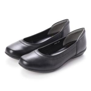 シュール SHOEL プレーンウォーキングパンプス （ブラック）