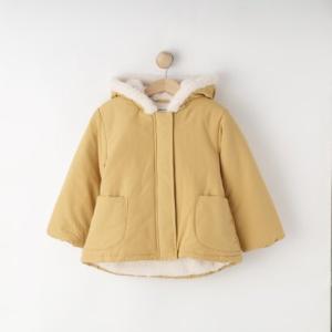 シューラルー キッズ SHOO・LA・RUE／Kids こびとフードブルゾン （マスタード(033)）
