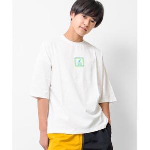 ラット エフェクト RAT EFFECT KANGOL別注蛍光シリコンプリントスーパービッグTシャツ...