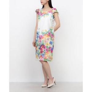 シェルビー アンド パルマー Shelby & Palmer 【訳あり商品】ホワイト×花柄で清楚な大人スタイル （ホワイト）