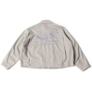 シンプリーコンプリケイテッド SIMPLYCOMPLICATED EMBROIDERED WORK JACKET （GREY）