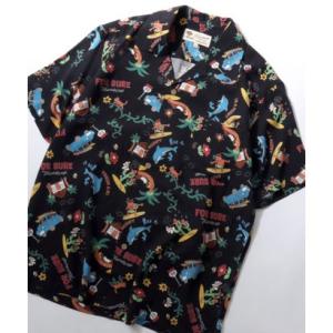 Rayon Aloha Shirt/レーヨン アロハシャツ 総柄シャツ オープンカラーシャツ 半袖 開襟シャツ ハワイアンシャツ メンズ レディース