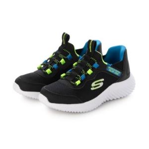 スケッチャーズ SKECHERS スリップインズ：バウンダー ブリスクバースト （ブラック×ブルー×ライム）