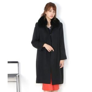 サンキョウショウカイ 三京商会 日本製エアーカシミヤ100%ロングコート （ブラック）