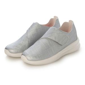 スマートウォーク SMARTWALK ベルクロベルトスニーカー （シルバーストレッチ）