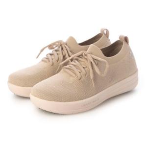 スマートウォーク SMARTWALK ニットスニーカー （ダークベージュラメ）