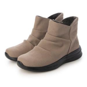 スマートウォーク SMARTWALK ドロープ加工ショートブーツ （オークスエード）