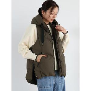 クローブ CLOVE ソフトツイルダウンベスト （カーキ）