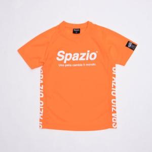 スパッツィオ SPAZIO ジュニア サッカー/フットサル 半袖シャツ Jrロゴプラシャツ GE-0746 （オレンジ）