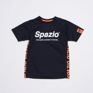 スパッツィオ SPAZIO ジュニア サッカー/フットサル 半袖シャツ Jrロゴプラシャツ GE-0746 （ネイビー）