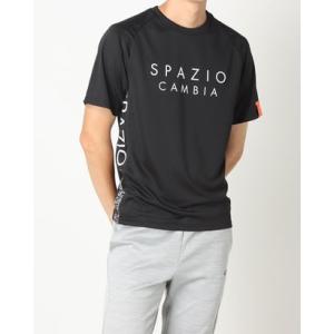 スパッツィオ SPAZIO メンズ サッカー/フットサル 半袖シャツ ロゴプラシャツ_ GE0783 （ブラック）
