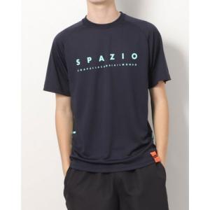 スパッツィオ SPAZIO メンズ サッカー/フットサル 半袖シャツ ロゴプラシャツ_ GE0814 （ネイビー）