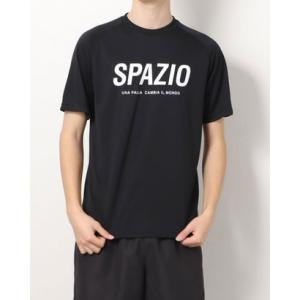 スパッツィオ SPAZIO メンズ サッカー/フットサル 半袖シャツ SPAZIOバックプリントプラシャツ_ GE0840 （ブラック）