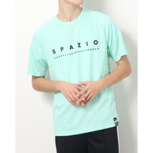 スパッツィオ SPAZIO メンズ サッカー/フットサル 半袖シャツ ロゴプラシャツ_ GE0814 （グリーン）