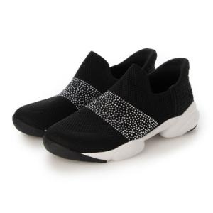 スピーディーダック SPEEDY DUCK カジュアル スリッポン スニーカー ストレッチメッシュ 通気性 軽量 ハンズフリー 8072 （ブラック）