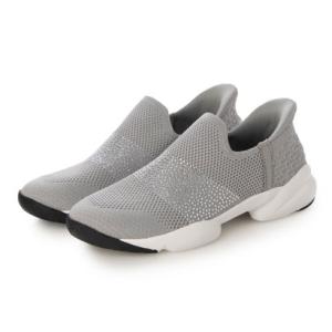 スピーディーダック SPEEDY DUCK カジュアル スリッポン スニーカー ストレッチメッシュ 通気性 軽量 ハンズフリー 8072 （シルバー）