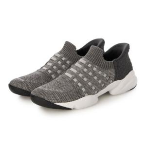スピーディーダック SPEEDY DUCK カジュアル スリッポン スニーカー ストレッチメッシュ 通気性 軽量 ハンズフリー 8071 （グレー）