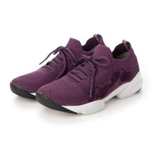 スピーディーダック SPEEDY DUCK レディース カジュアル 超軽量 ニットスニーカー 8900 （パープル）