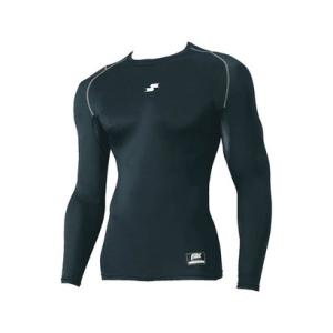 エスエスケイ SSK ジュニア用 SCβやわらかローネック長袖フィットアンダーシャツ （ブラック）