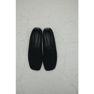 メッシュフラットパンプス BLK