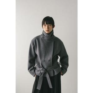 スタイルミキサー STYLEMIXER ウールベルトショートコート （GRY）