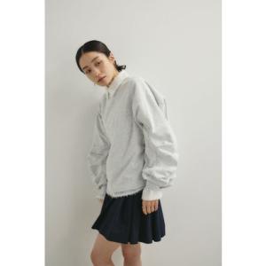 タックスリーブスウェットトップ L/GRY1