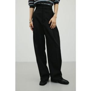 ベーシックツータックパンツ BLK