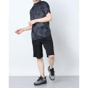 スタイルブロック STYLEBLOCK 吸汗速乾総柄プリント半袖Tシャツ上下セットアップ （Eブラック）｜locondo-shopping